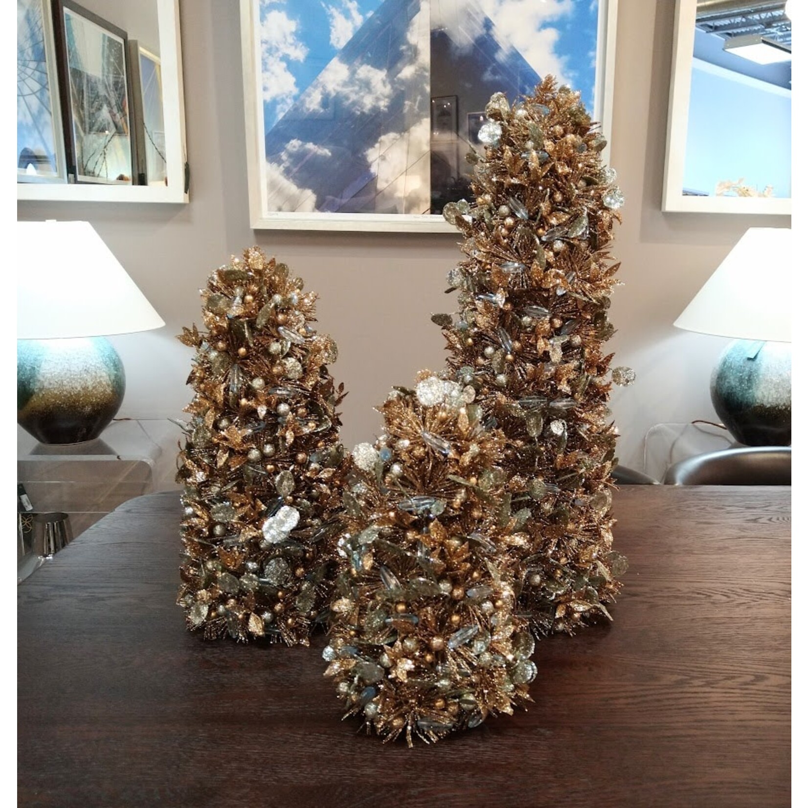 Salzburg Creations Inc Deco Shimmer Tree 24"