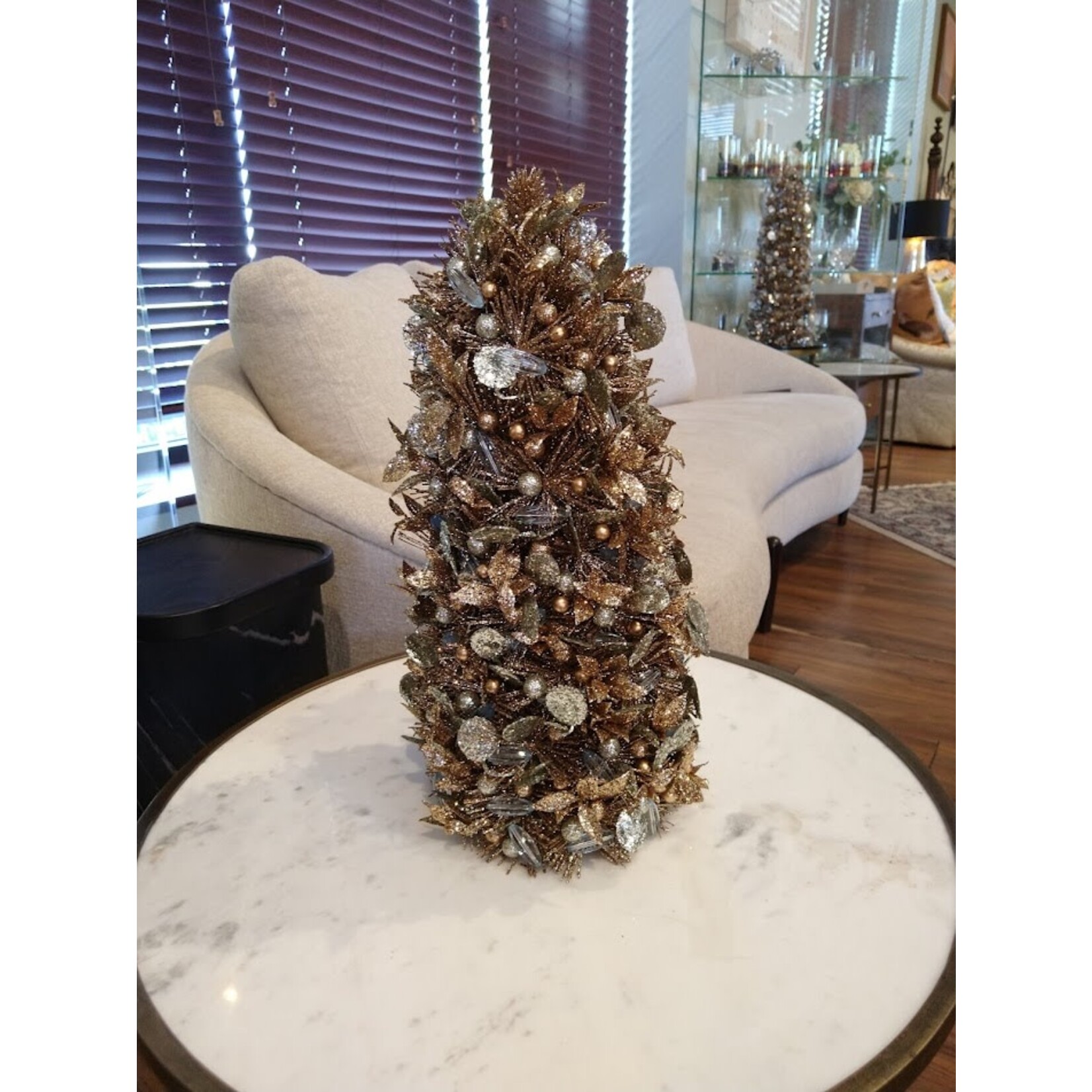 Salzburg Creations Inc Deco Shimmer Tree 18"