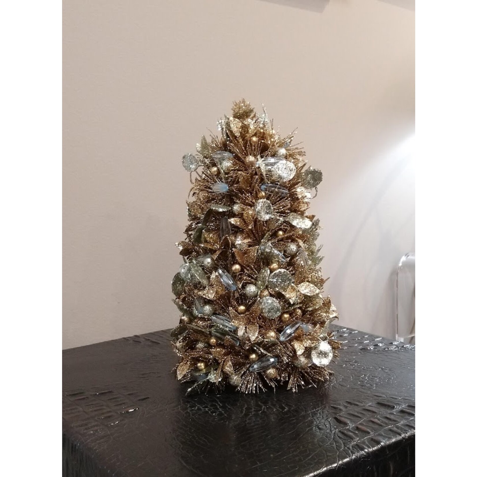 Salzburg Creations Inc Deco Shimmer Tree 12"
