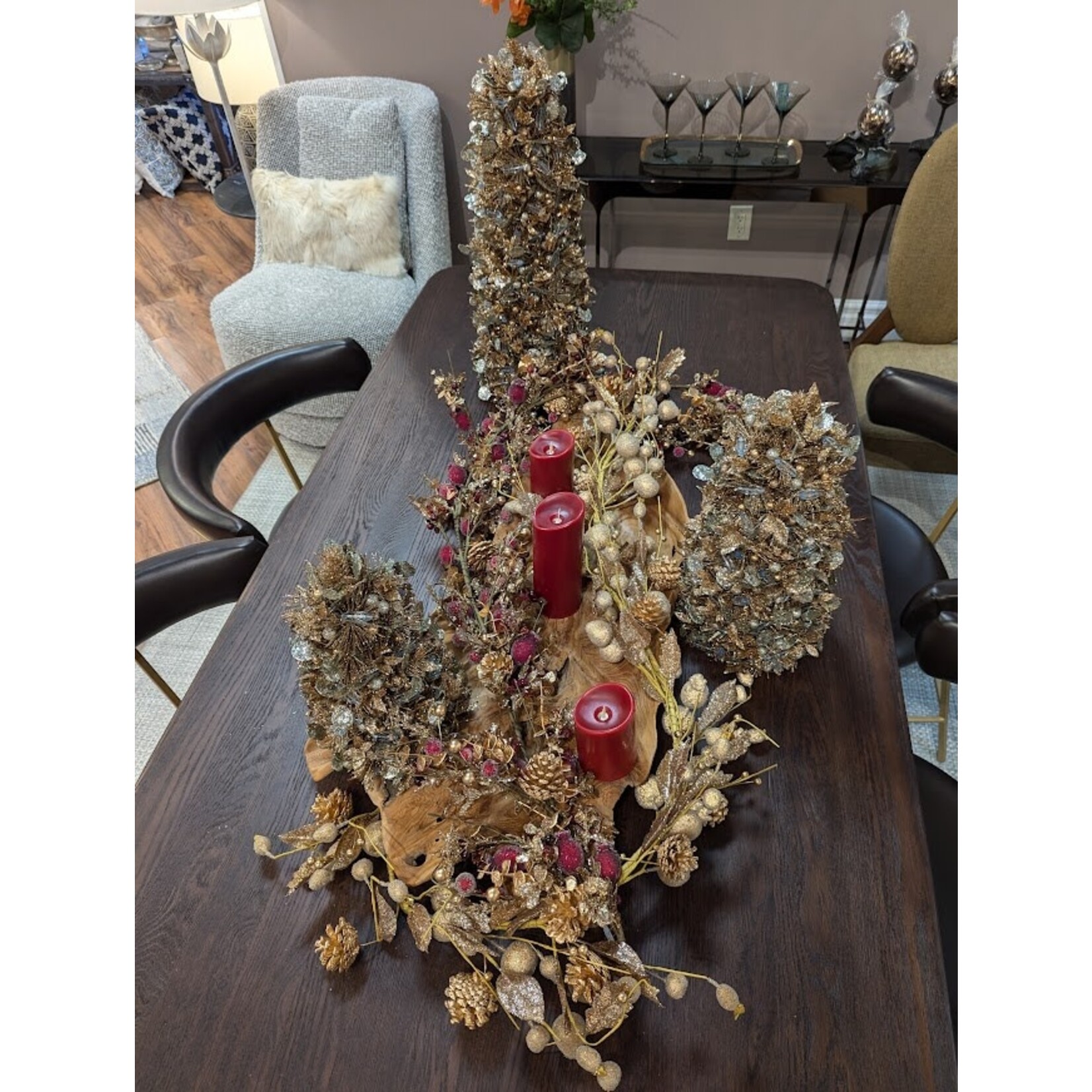 Salzburg Creations Inc Deco Shimmer Tree 24"