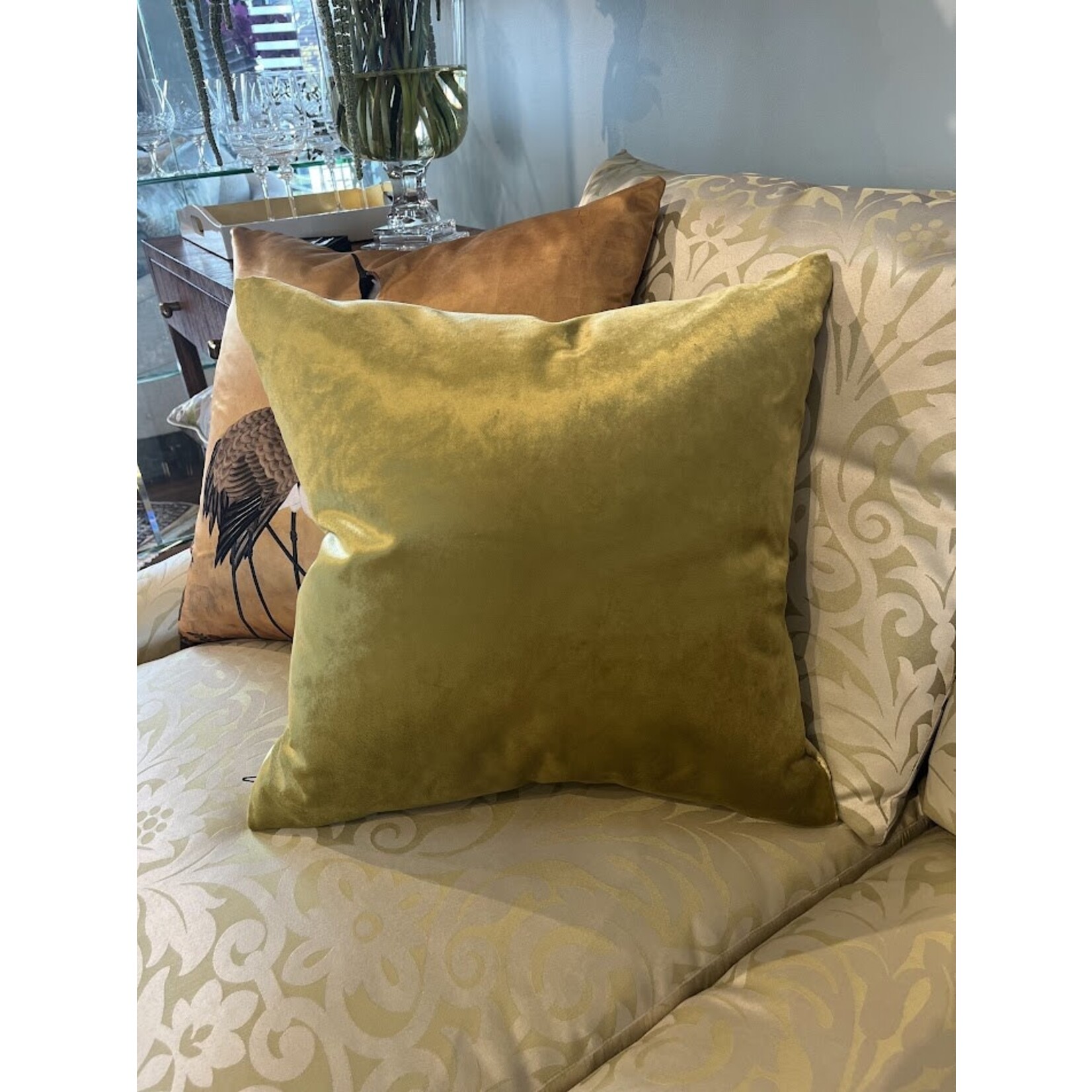 Vanguard Furniture Village Lichen 20x20 Pillow with Down Insert
