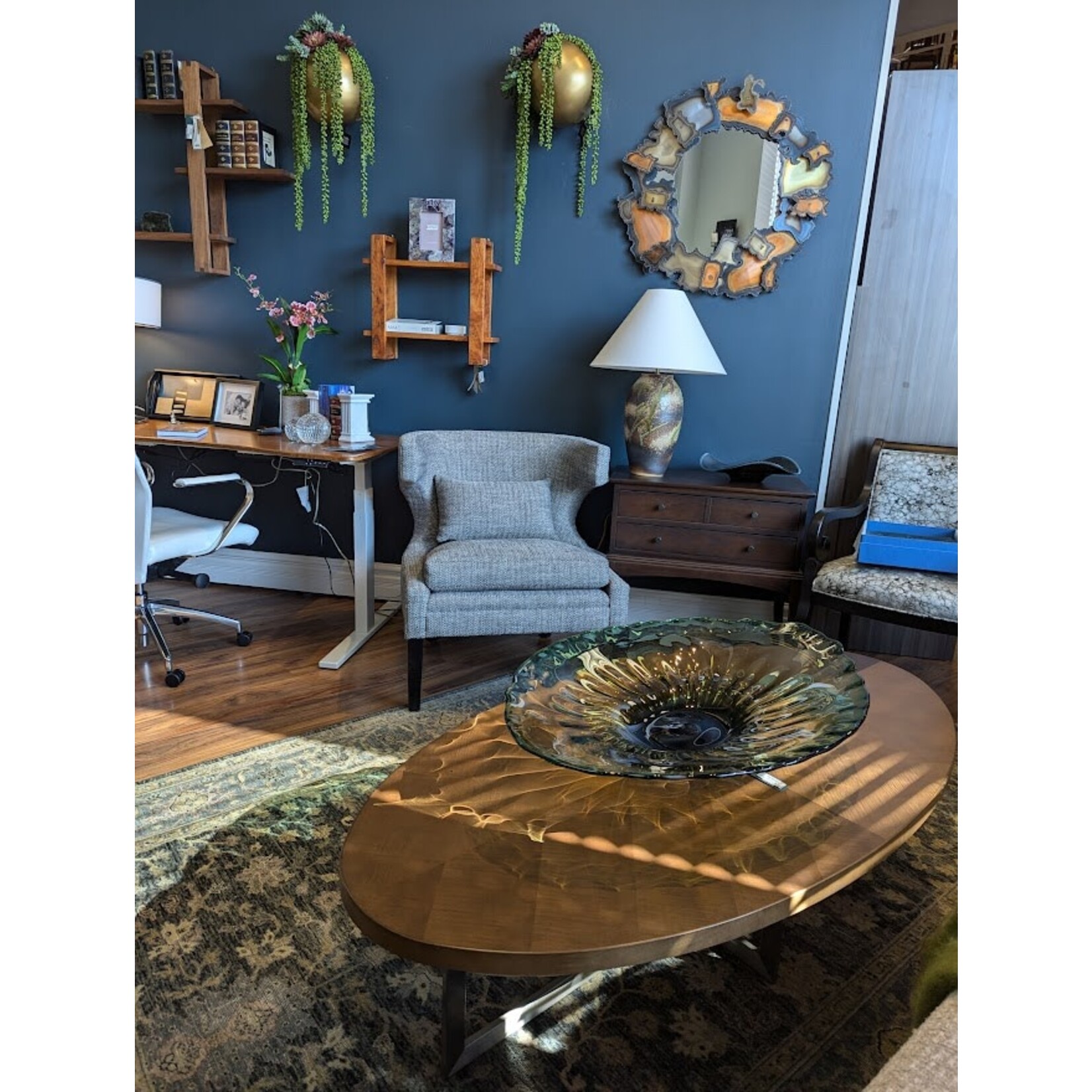 The John Richard Collection, LLC Eye of the Tiger Handblown Glass Bowl