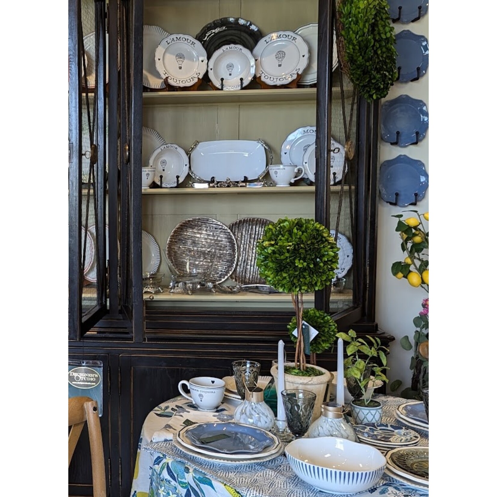 Juliska Sitio Delft Blue Stripe Coupe Bowl