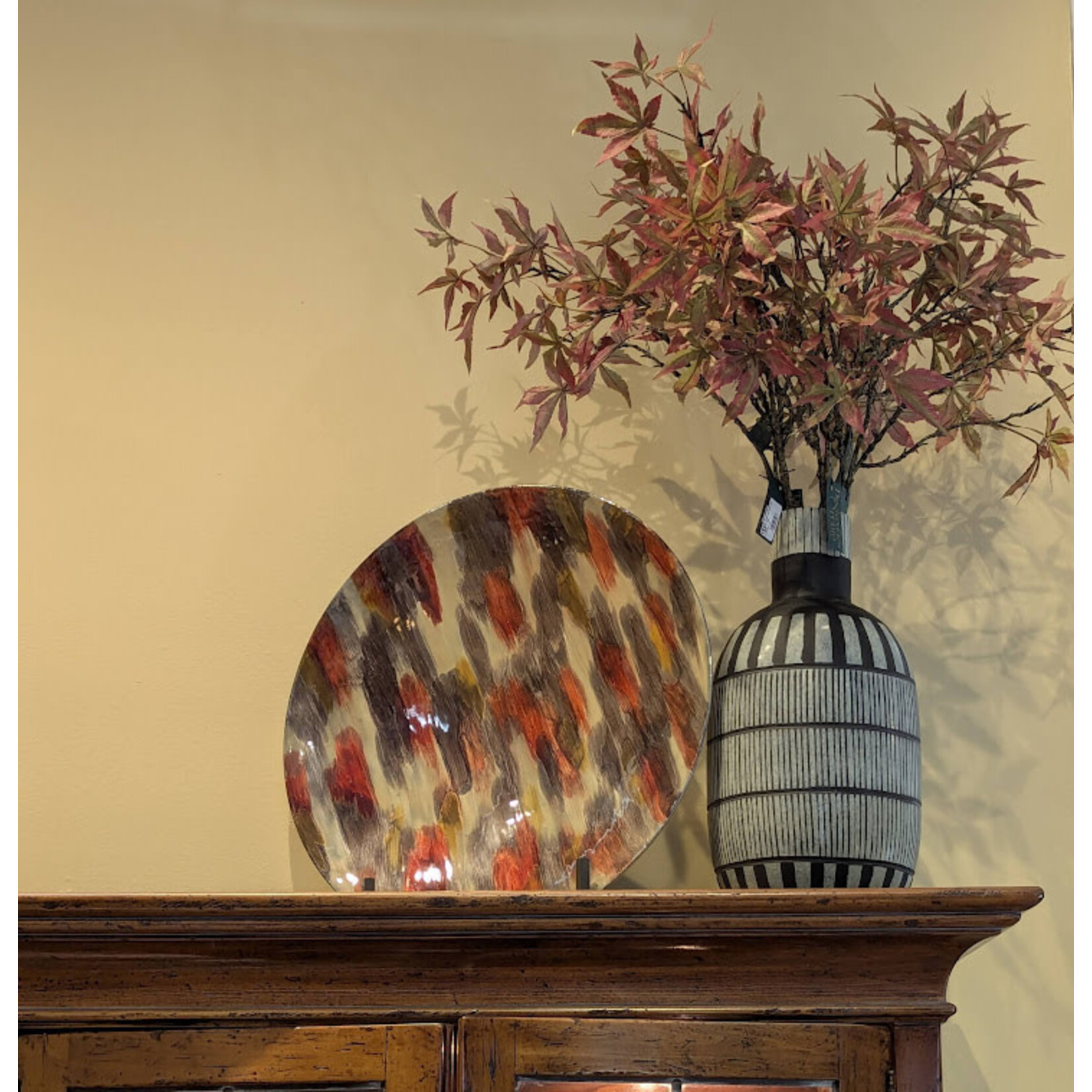Napa Home and Garden Carnelian Decorative Plate