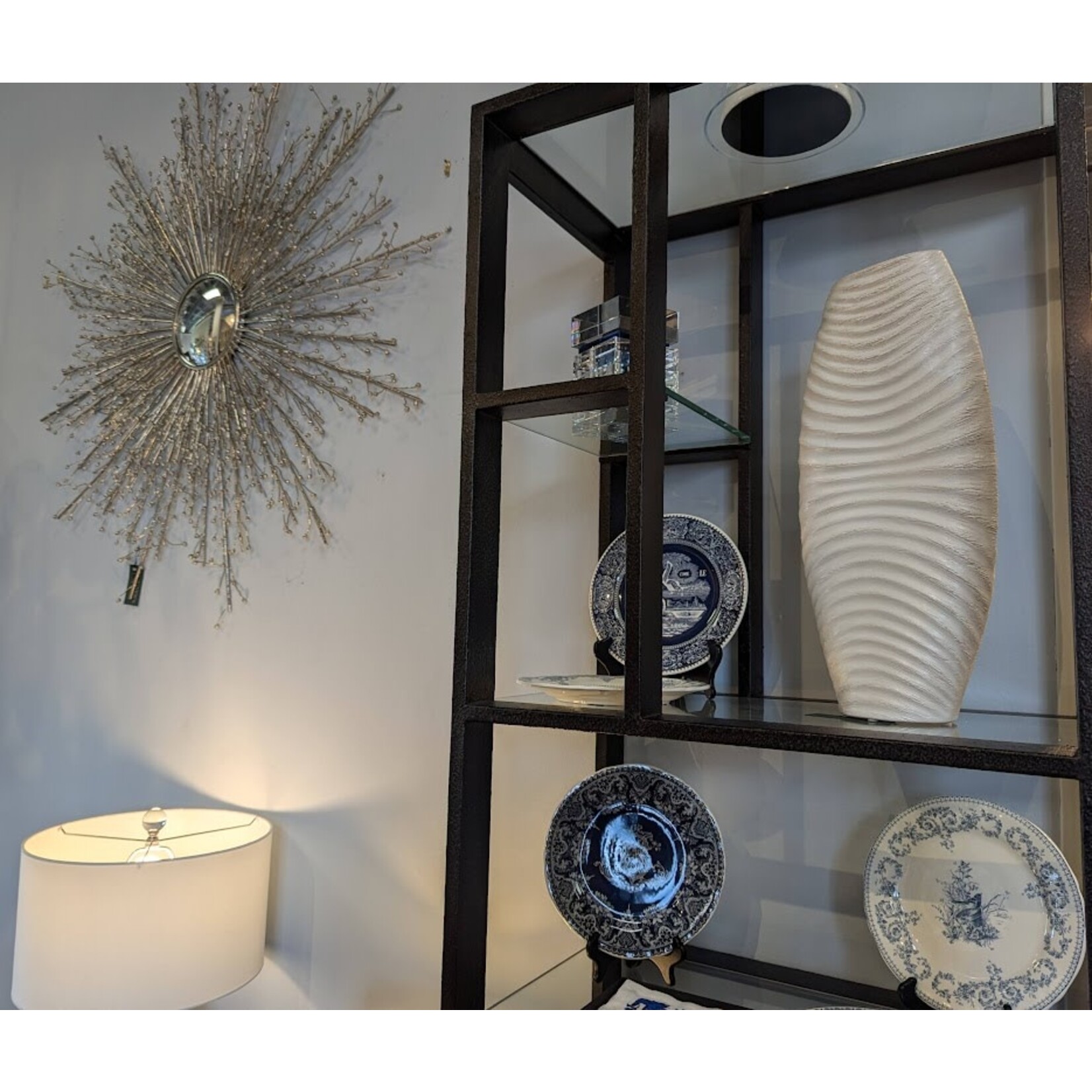 Vanguard Furniture Pengrove  Black Textured Metal Etagere