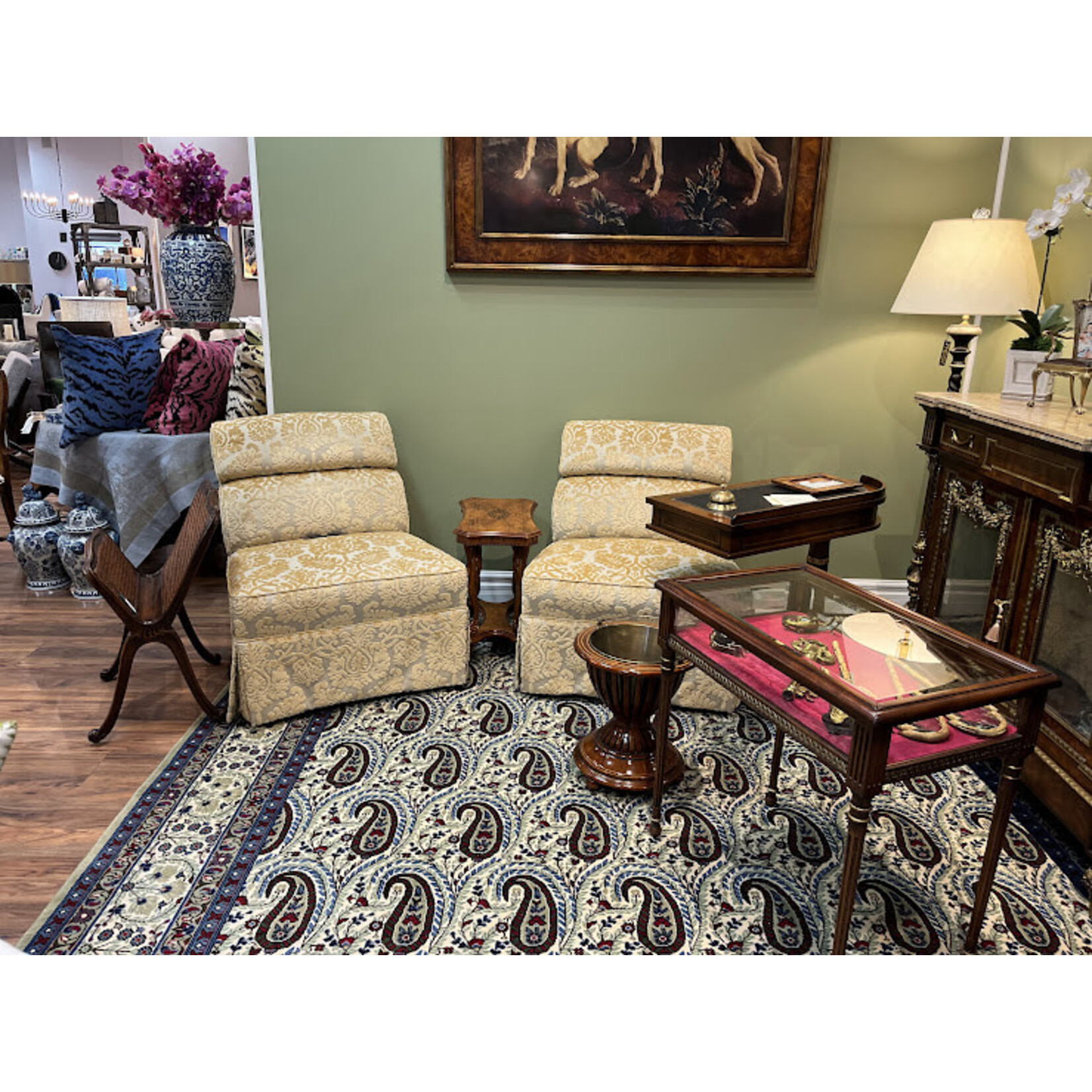 Mumbo Jumbo Imports Paisley Rug  9.5x13