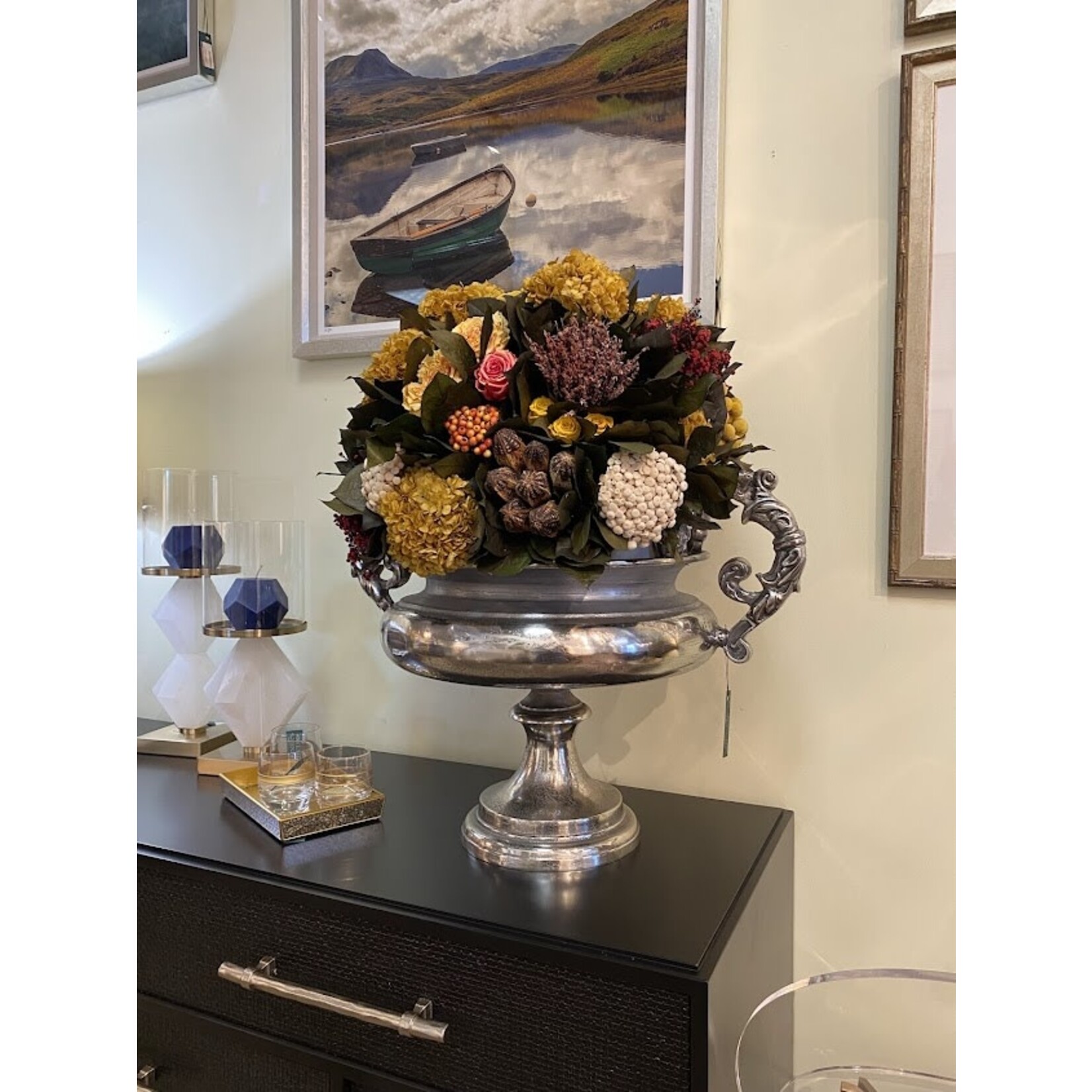 The John Richard Collection, LLC Double Alicia in Alabaster Candleholder