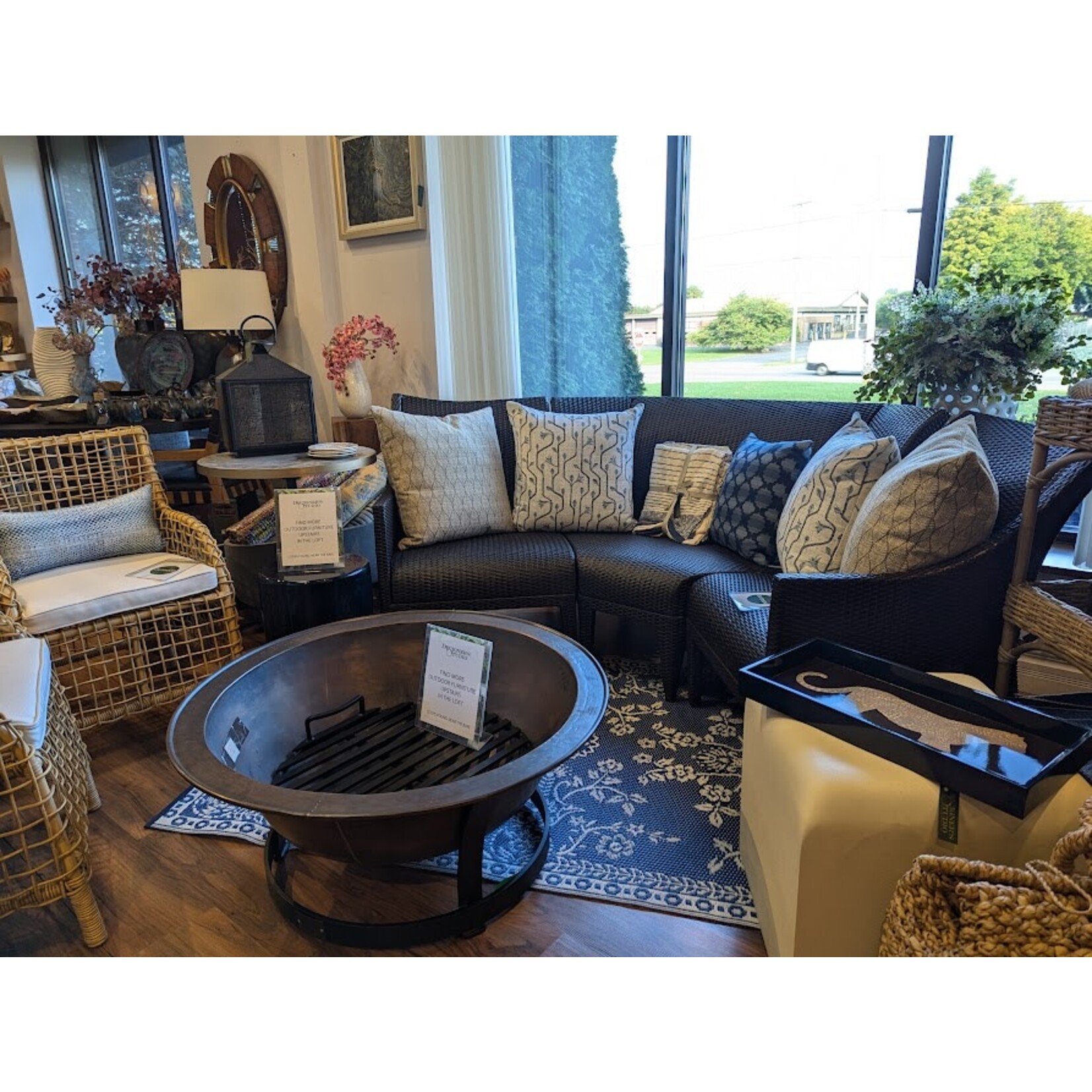 Summer Classics Athena Black Walnut Outdoor Sectional Corner Chair