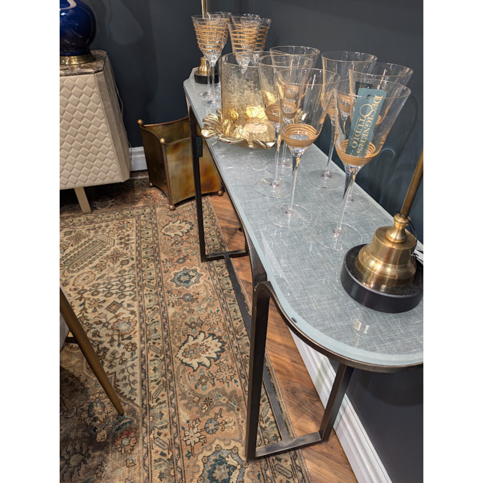 Charleston Forge Wave 54" Console Table Jarrett Bay Home