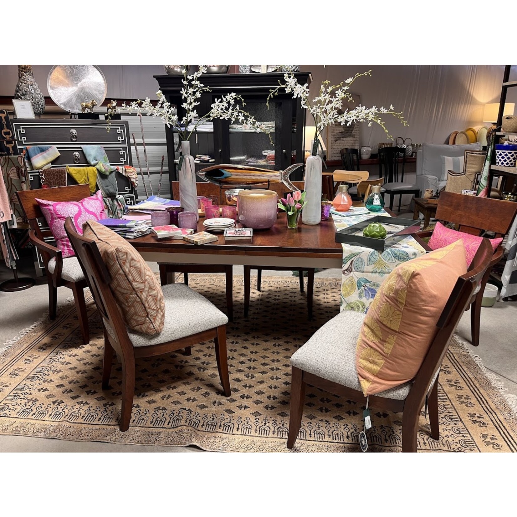 Gat Creek Caperton Hideaway Large Extension Cherry Table with 3 Leaves