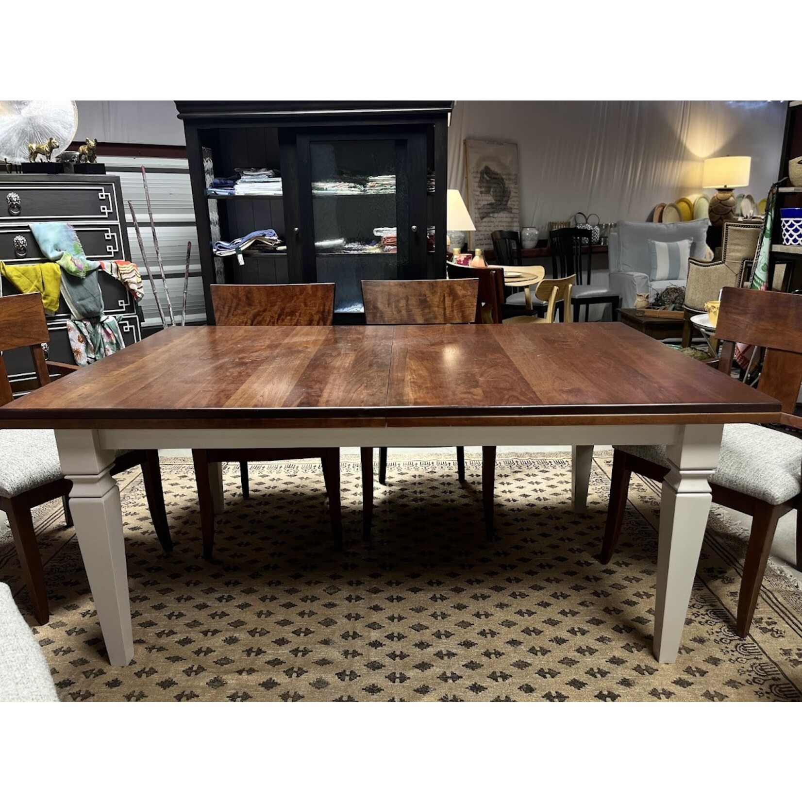 Gat Creek Caperton Hideaway Large Extension Cherry Table with 3 Leaves