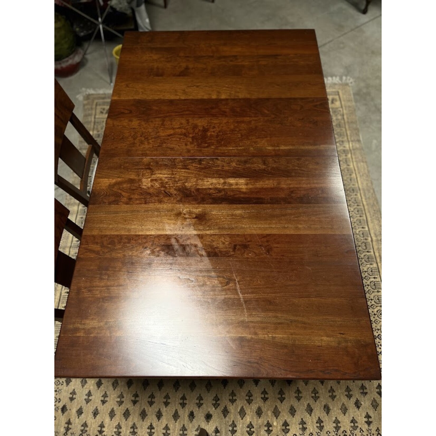 Gat Creek Caperton Hideaway Large Extension Cherry Table with 3 Leaves