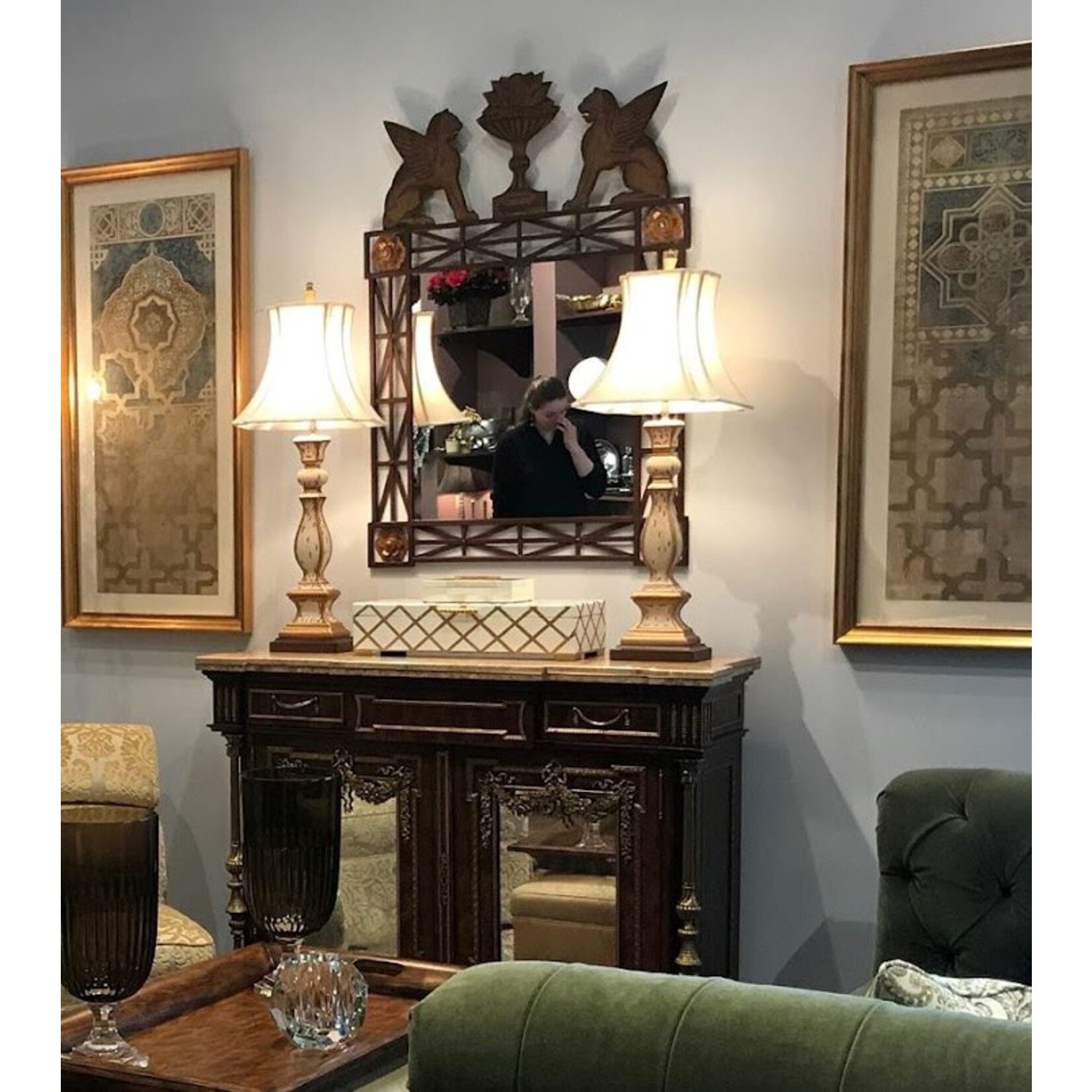 MAX80%OFF／セール開催中 Theodore Alexander Studio Designer's - Cabinet Brass as Bold 家具