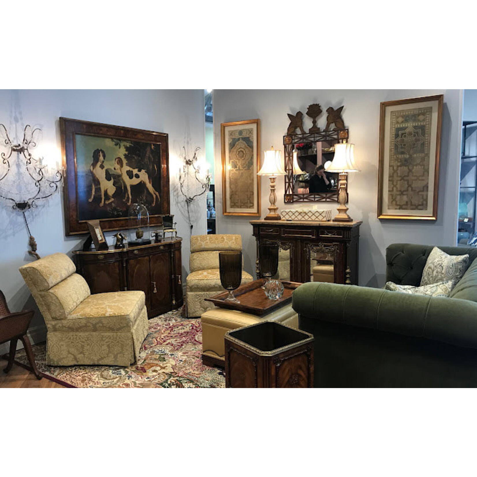 Theodore Alexander Bold as Brass Cabinet
