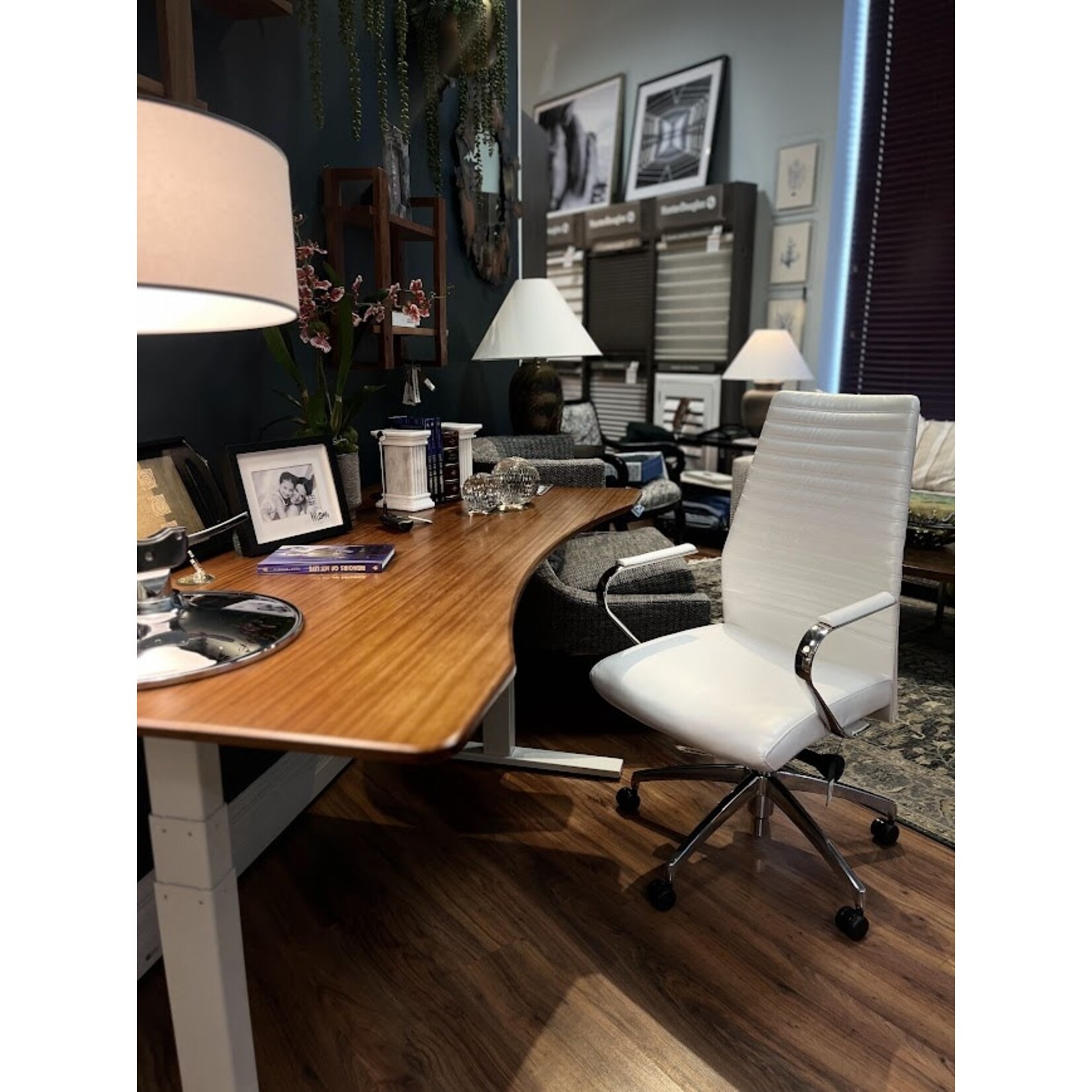Greenington, LLC Ascent High Low Desk Amber Bamboo