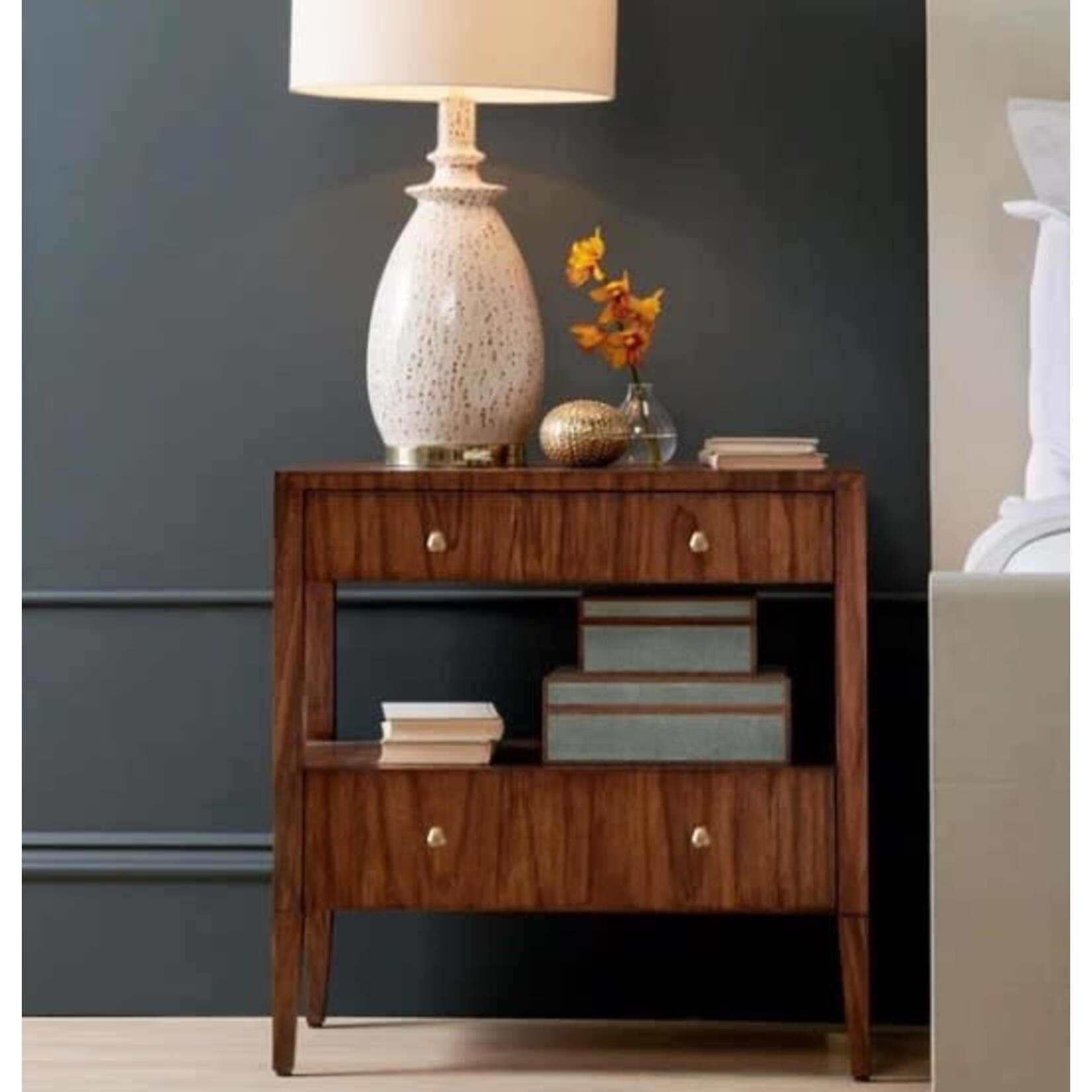 Made Goods Solaris Rustic Natural Brazilian Wood Nightstand