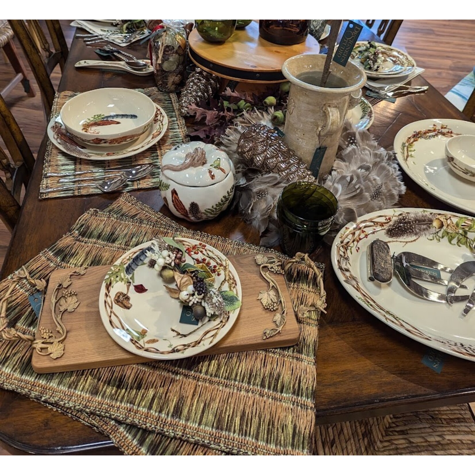 Frances Stoia Assoc Salad Tossers Walnut Nickel