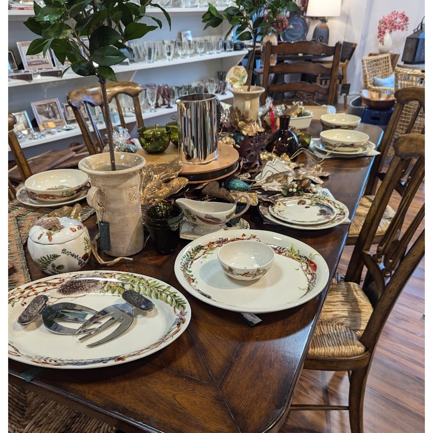 Frances Stoia Assoc Salad Tossers Walnut Nickel