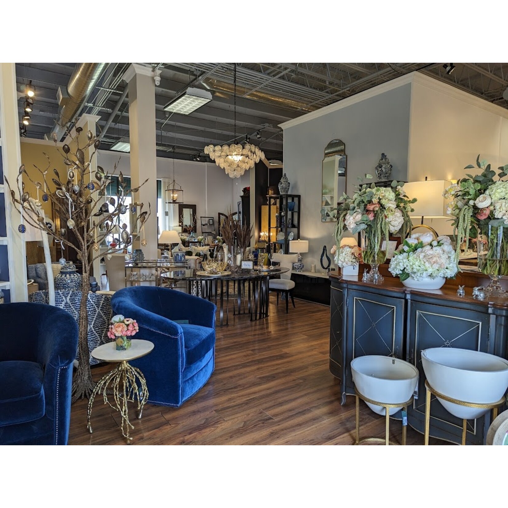 The Ivy Guild Blush Hydrangea Ranunculus Faux Arrangement