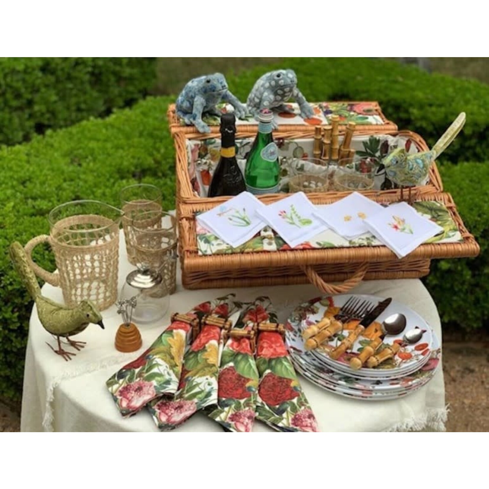 Juliska Field of Flowers Melamine Salad Multi