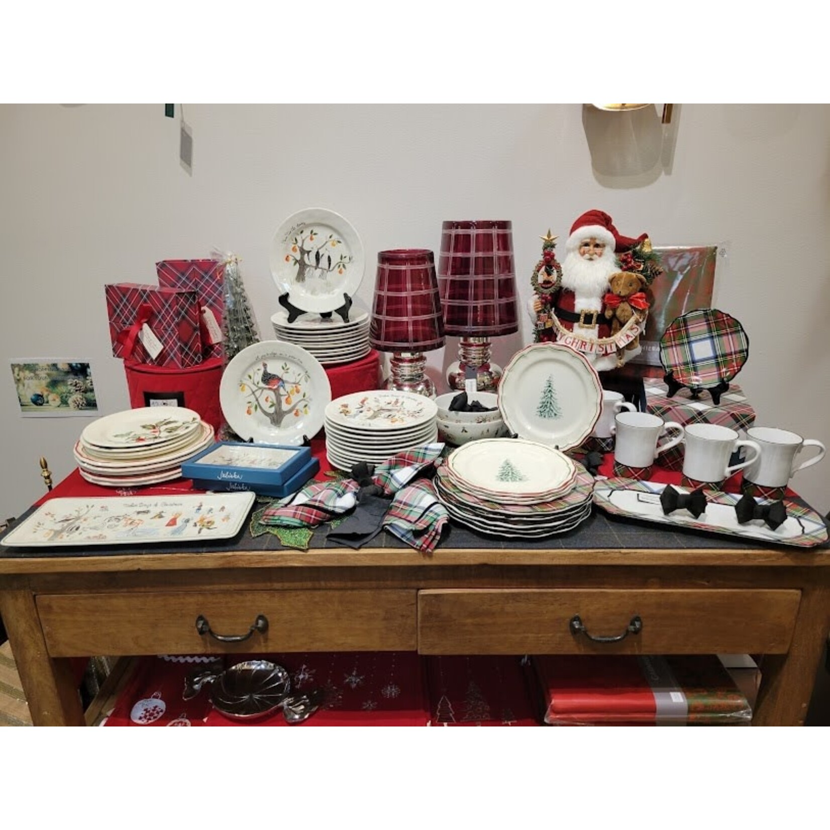 Juliska Stewart Tartan Dinner Plate