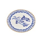 Gunia Project Ceramic Oval Plate with Sirens