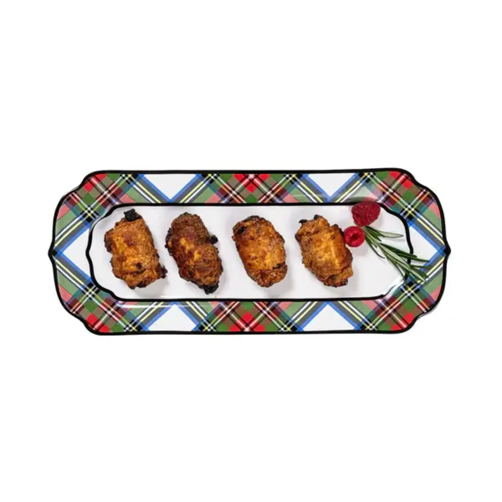 Juliska Stewart Tartan 15" Hostess Tray