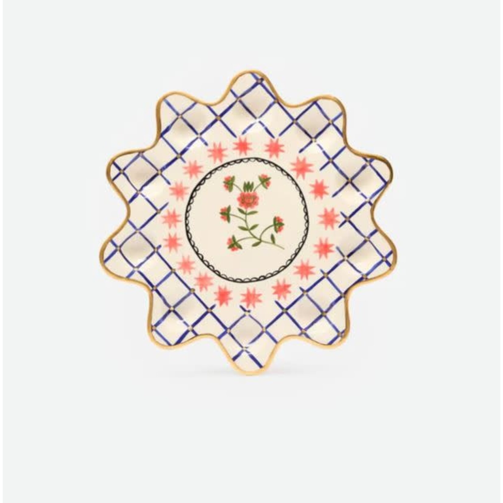 Gunia Project Easter 2021 Plate for Eggs With a Flower