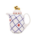Gunia Project Hand Painted Semiporcelain Easter Teapot