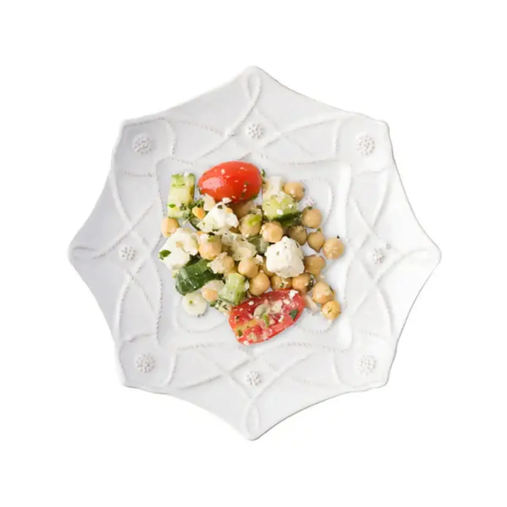 Juliska Jardins du Monde Alcazar Dessert Salad Plate Whitewash