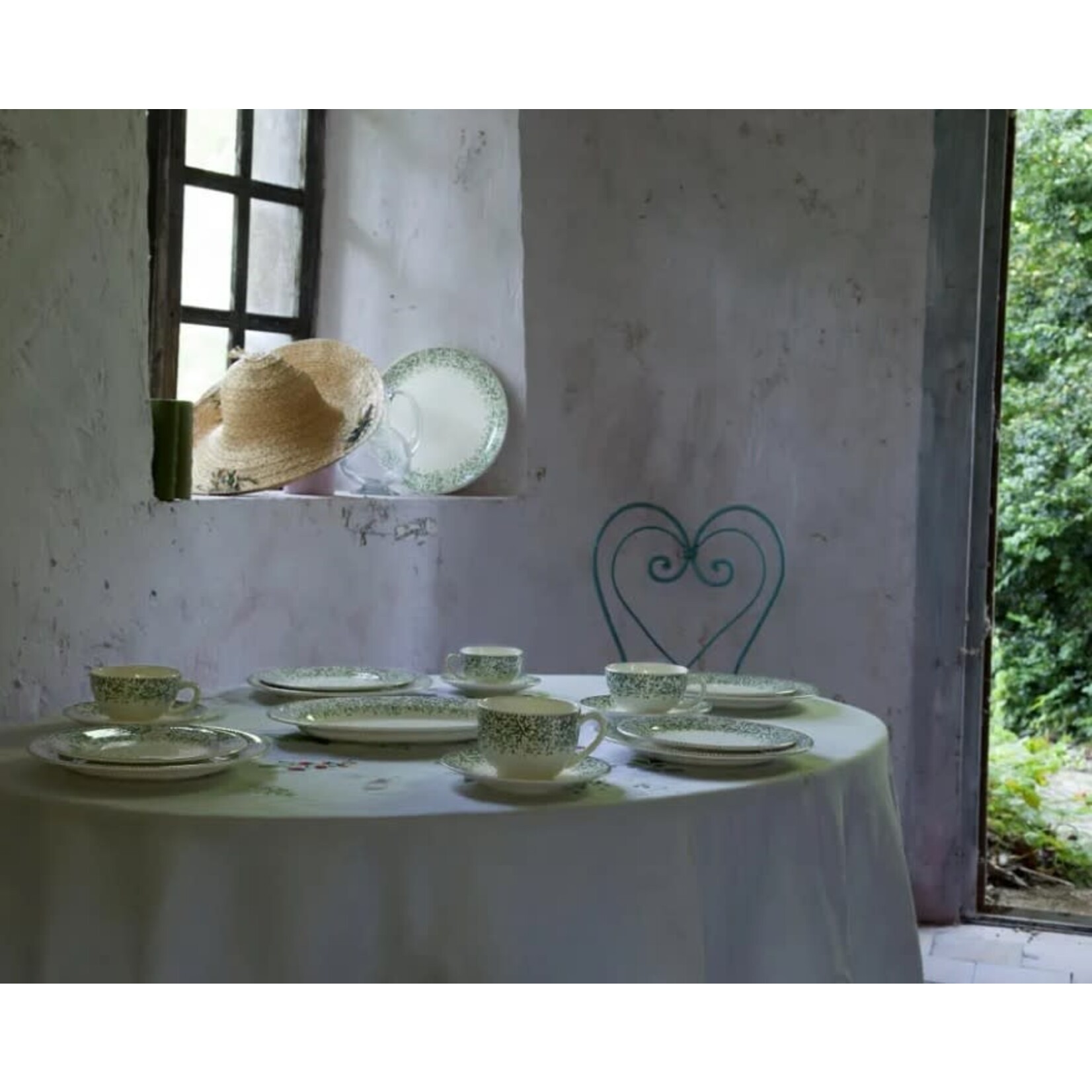 Gien Songe "Dream" Garden of Leaves Dinner Plate