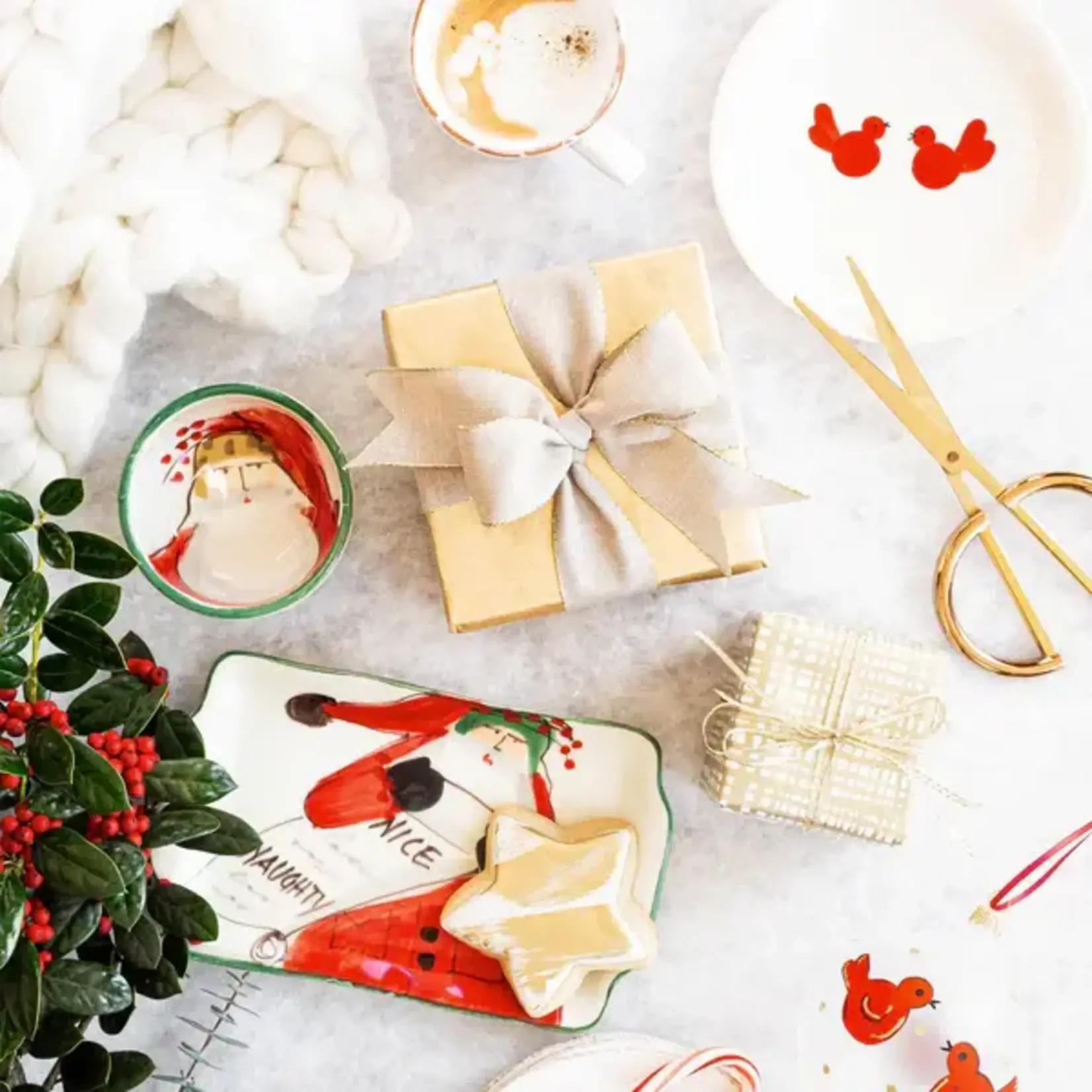 Vietri Old St. Nick Ti Penso Plate