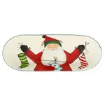 Vietri Old St. Nick Bread Server with Stockings