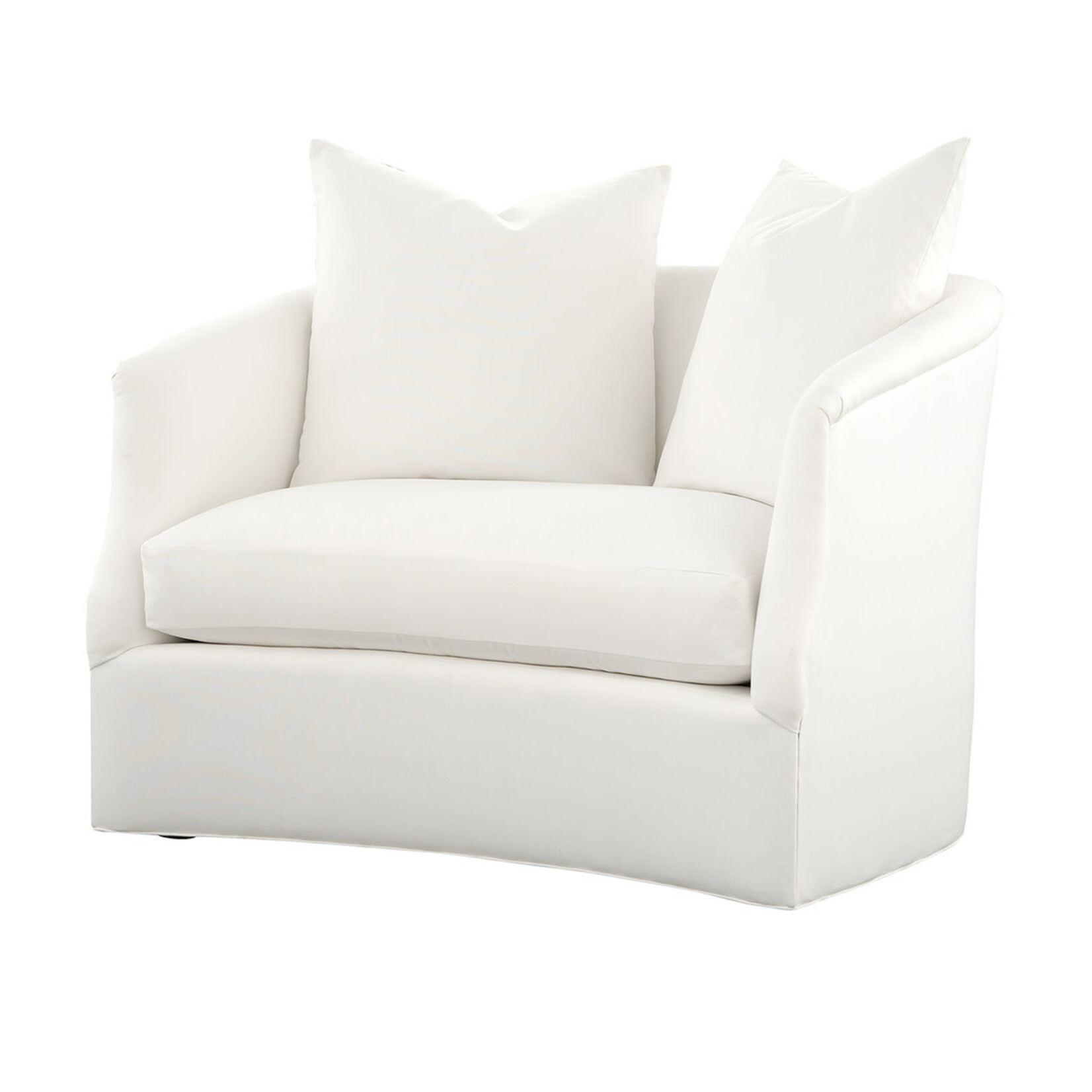Gabby Laine Swivel Chair 1/2 Plush Graphite