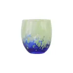 Vietri Nuvola Green & Blue Double Old Fashioned Glass