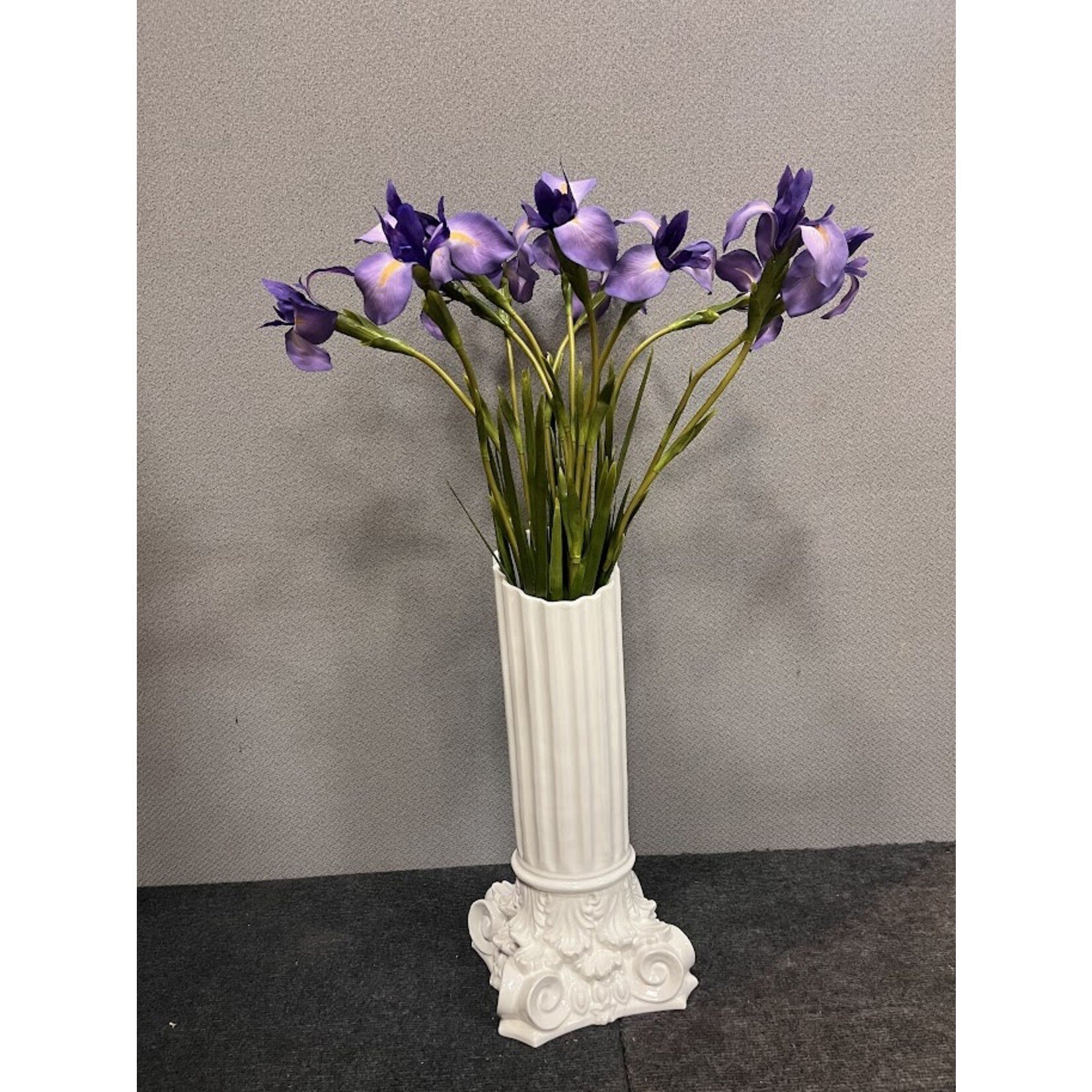 Napa Home and Garden Dutch Iris Faux Stem 35" Purple