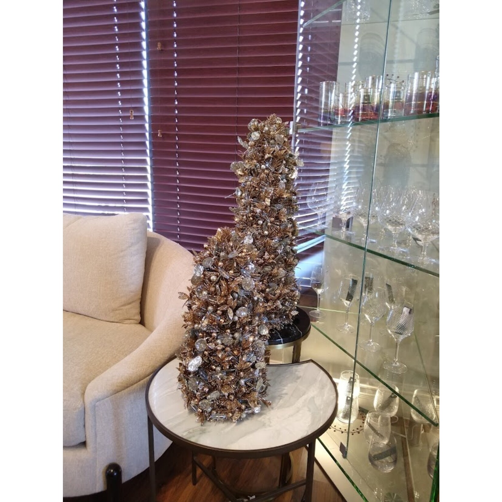 Salzburg Creations Inc Deco Shimmer Tree 24"