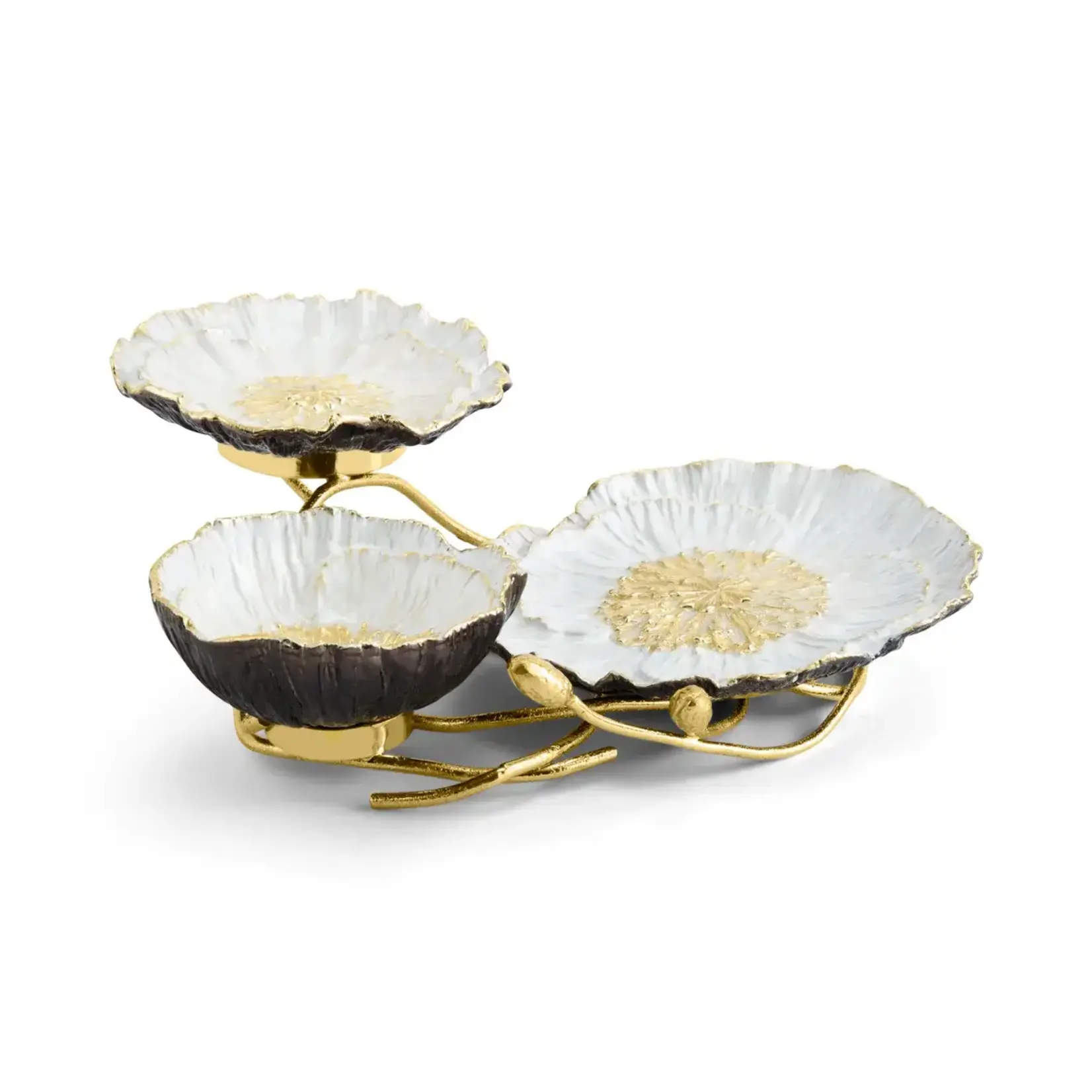 Michael Aram Anemone 3 Tier Dish