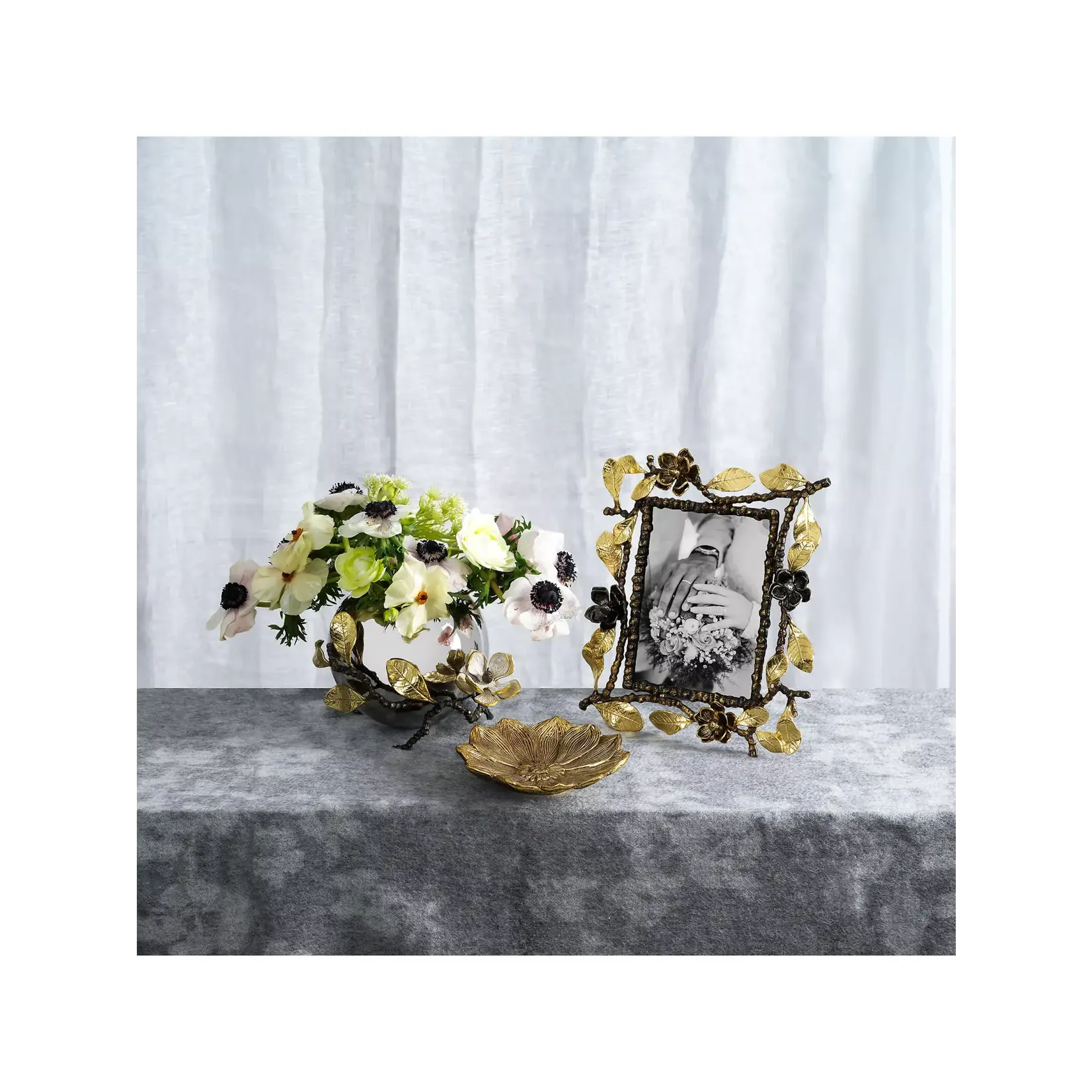 Michael Aram Vintage Bloom Footed Vase Rose