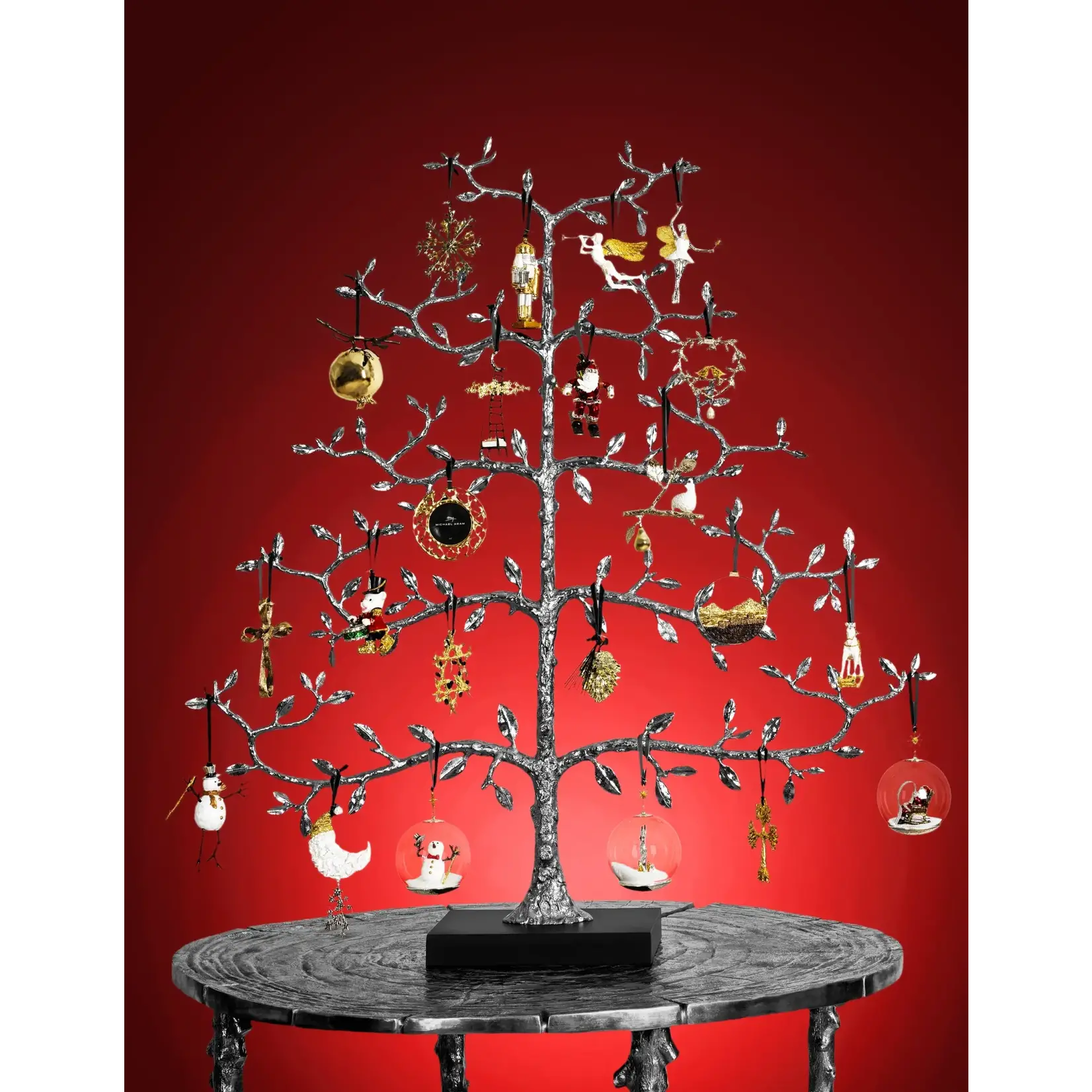 Michael Aram Gold, Silver & Pearl Lovebirds Ornament