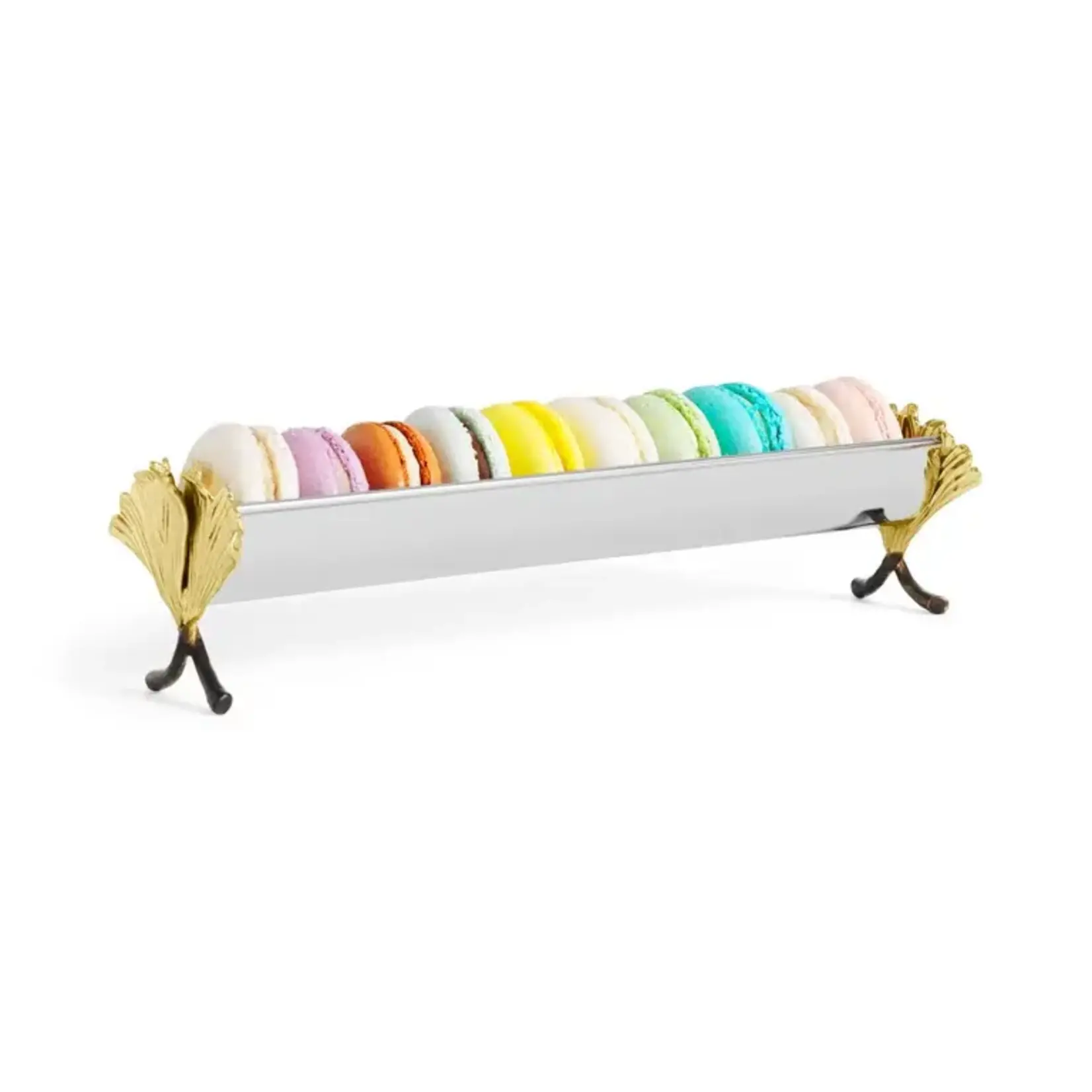 Michael Aram Golden Ginkgo Dish Macaron