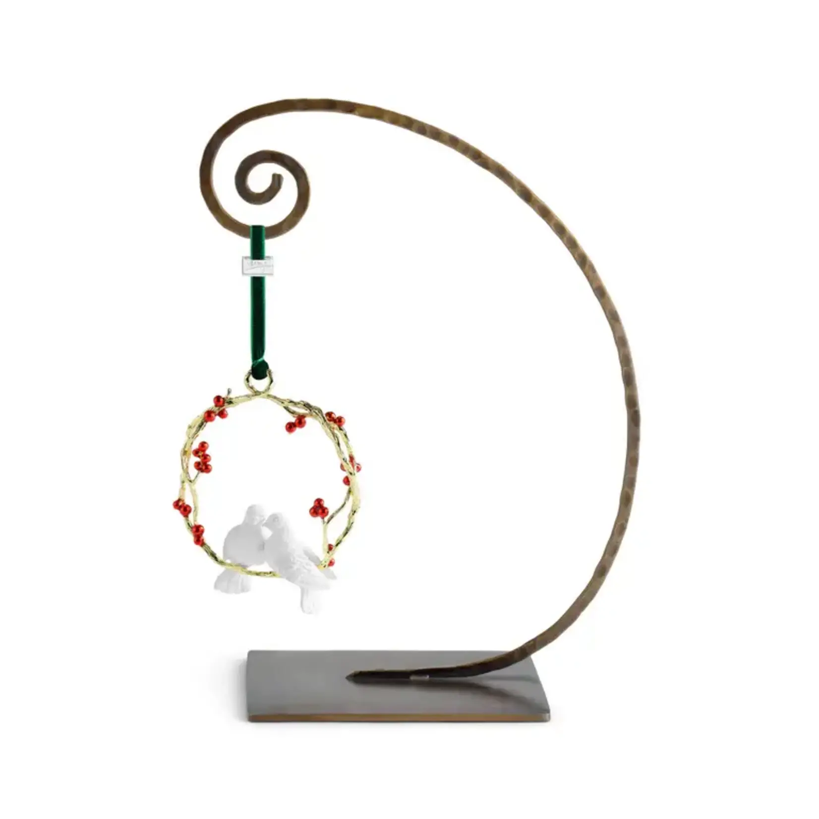 Michael Aram Gold, Red & White Turtle Doves Ornament