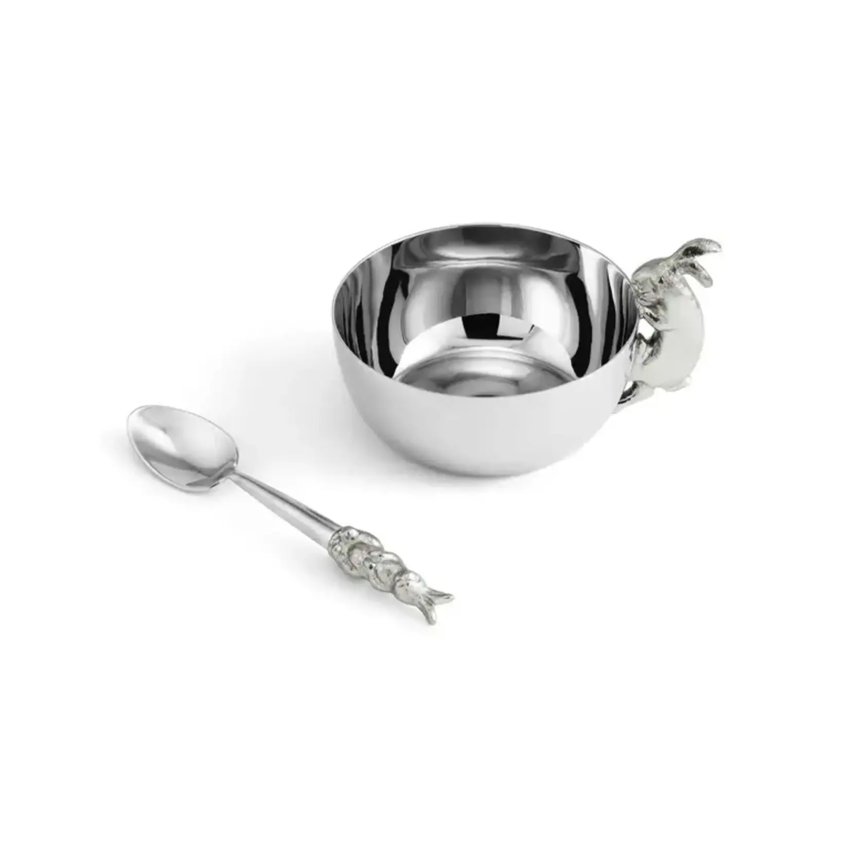 Michael Aram Stainless Steel Bunny Cup with Spoon