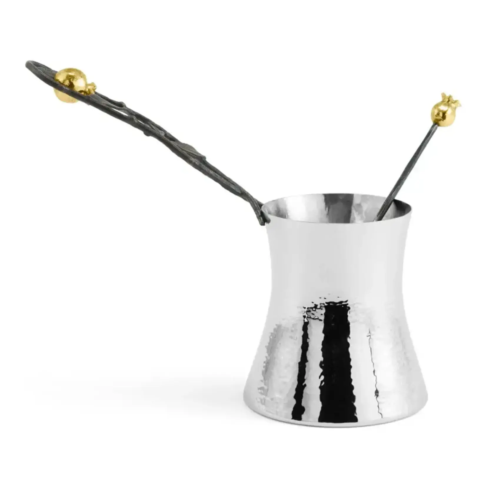 Michael Aram Pomegranate Coffee Pot with Spoon Large