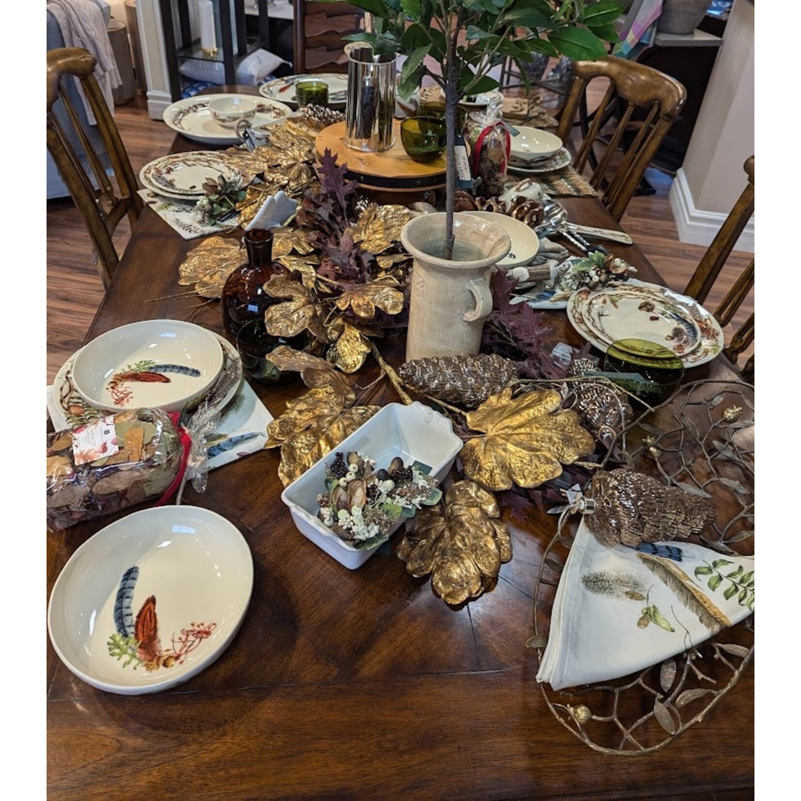 Juliska Forest Walk Salad Plates Set of 4