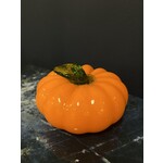 Carole Stupell LTD Vintage Italian Art Glass Pumpkin Orange