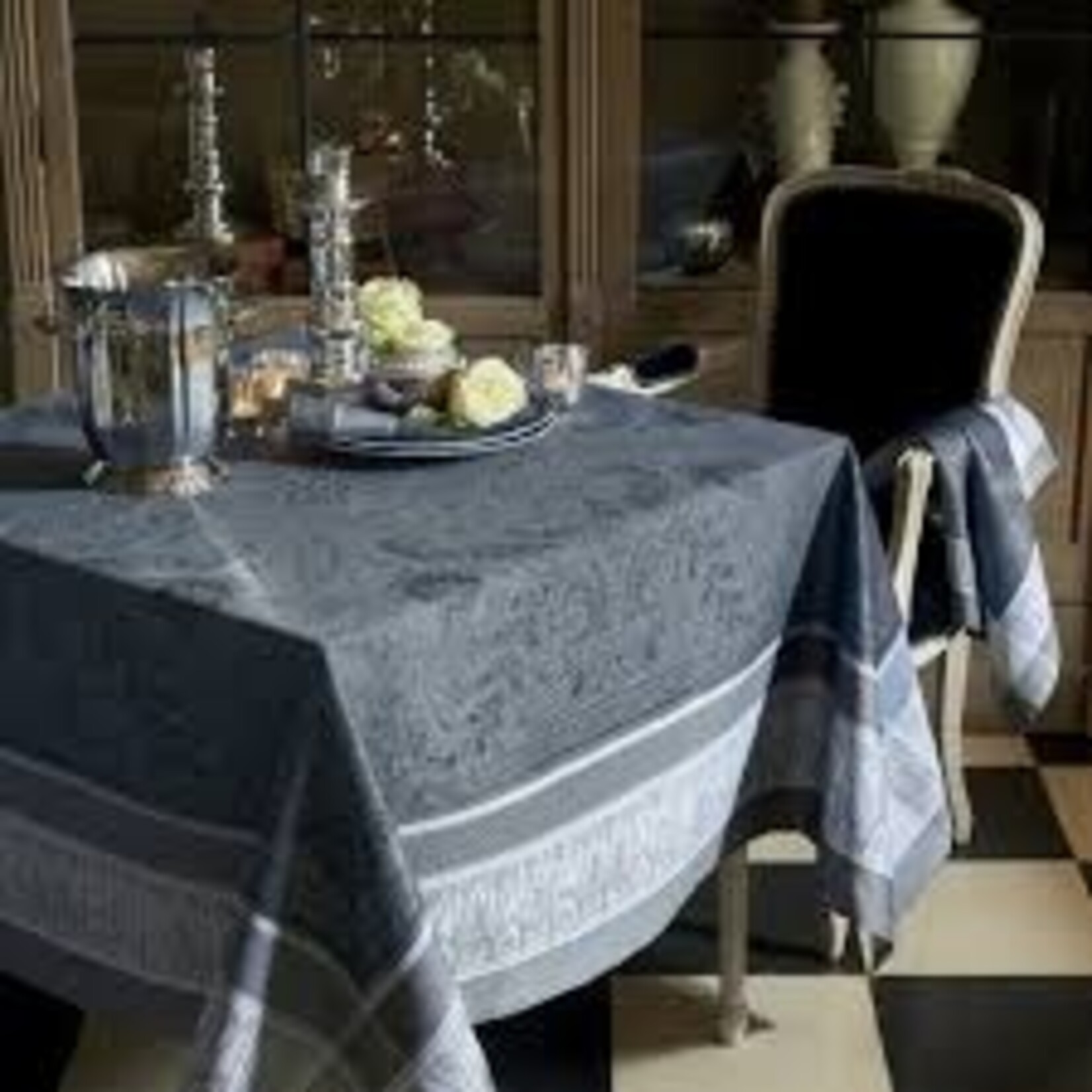 Garnier Thiebaut Persina Noir Cotton Napkin