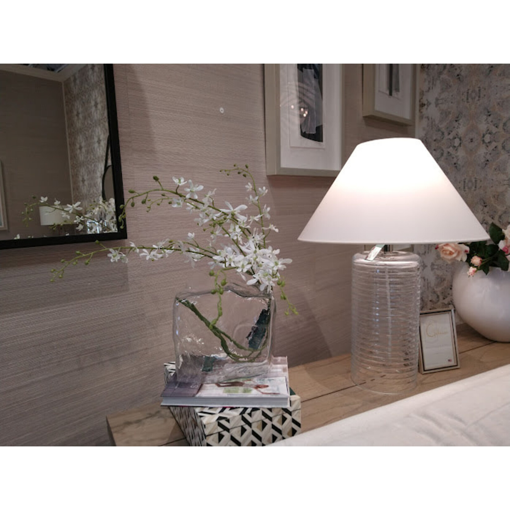 Napa Home and Garden Orchid Stem Faux White