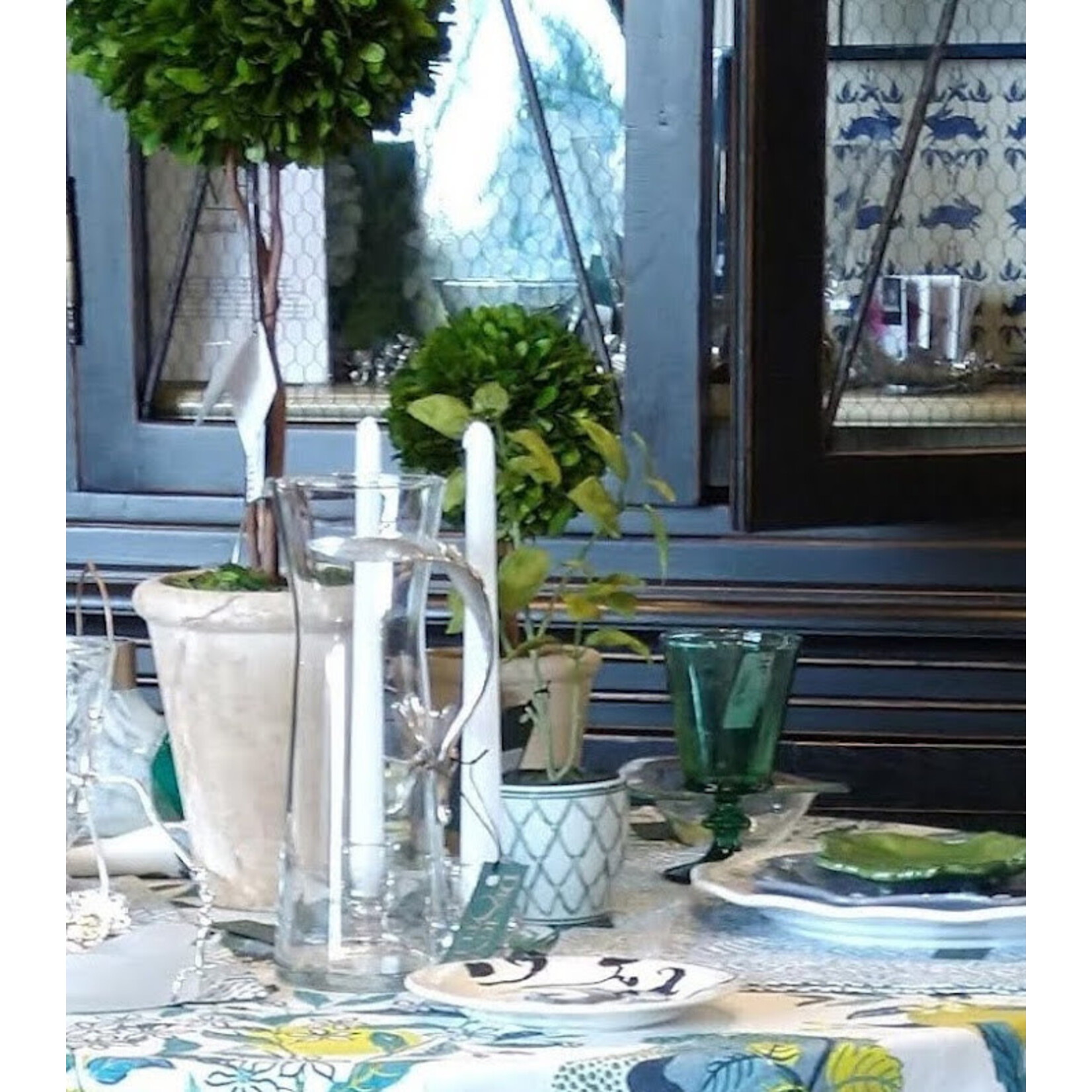 Napa Home and Garden Basil Drop In Faux Plant