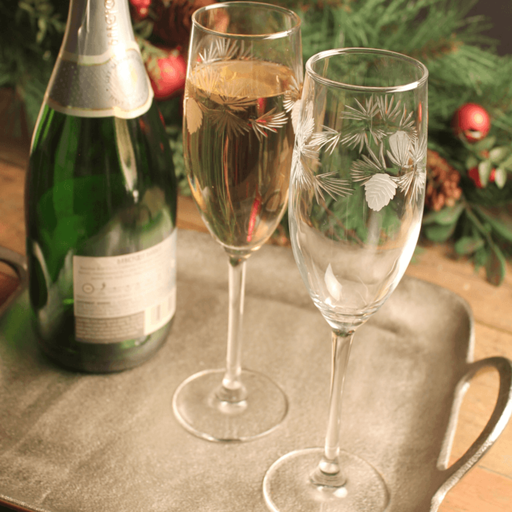 Rolf Glass Icy Pine Champagne Flute